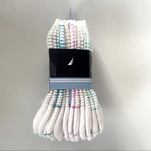 Nautica women’s low cut socks 6 pack size 4-10 white - Picture 2 of 2